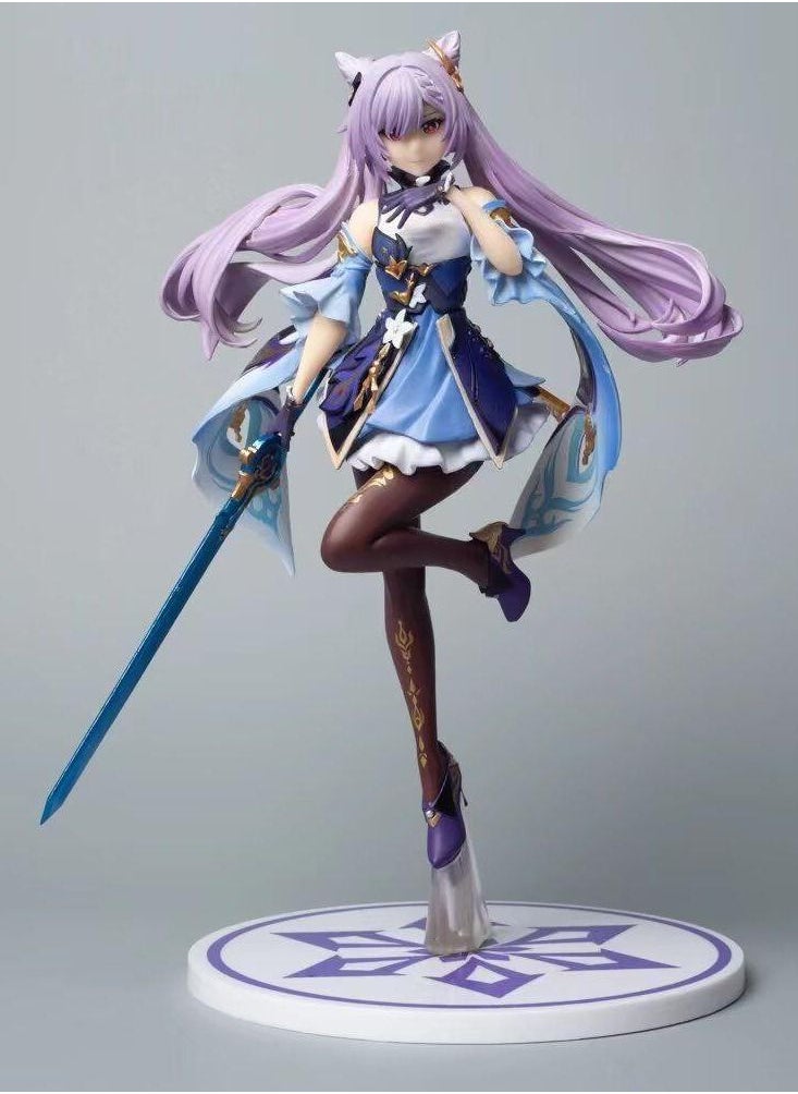 Generic - Genshin Impact KeQing 1/7 Figure Seven Stars of Liyue Game Character PVC Collection Model - Image 1