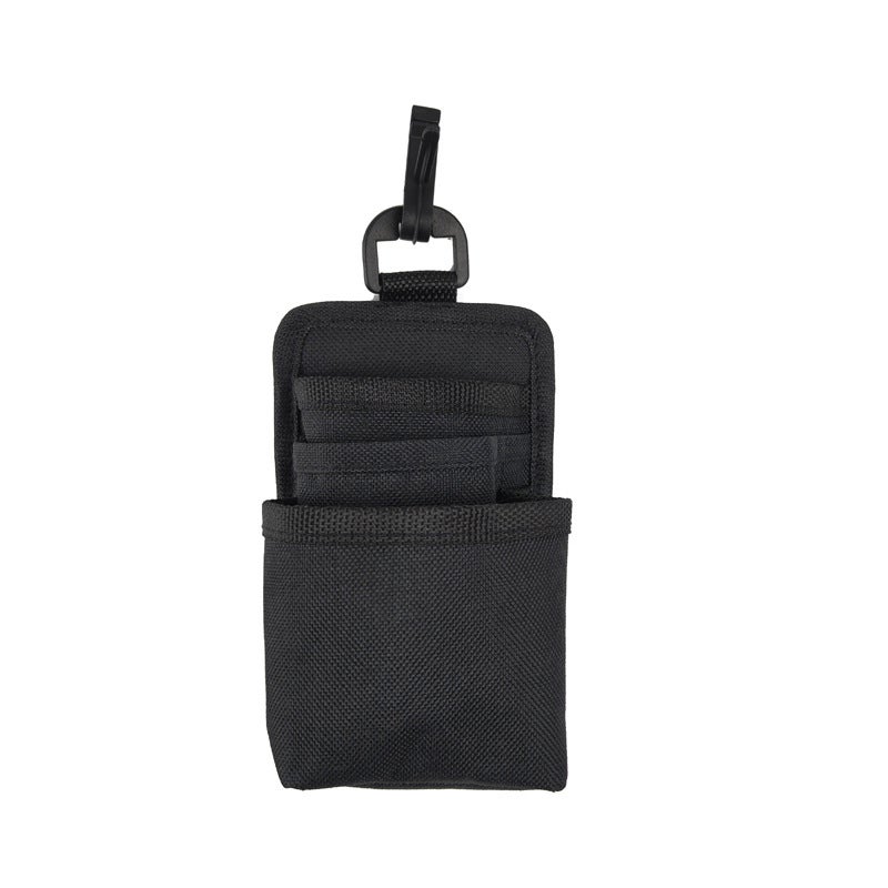 Generic Car Vent Organizer Bag with Cable Hole Black 