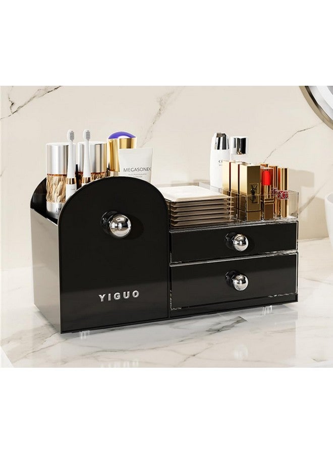 Crobat Effortlessly Organize, Showcase & Access Your Beauty Treasures - Spacious Drawers for Cosmetics, Palettes, Skincare, and Lipsticks - Perfect on Vanity, Desk or Dresser Countertops - Image 1