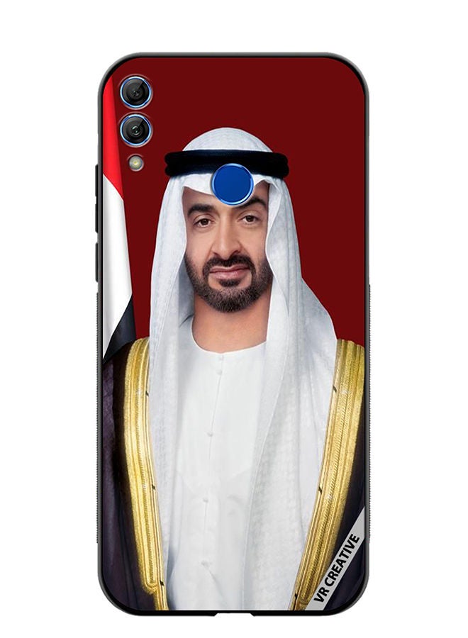Protective Case Cover For Honor 10 Lite Sheikh Mohamed Bin Zayed Al Nahyan Design Multicolour