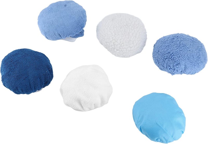 28Pcs Buffer Bonnets, Polishing Waxers Pads with 4 Materials for Car and Furniture Waxing - Multi - Function, Non Shedding, Easy to Wash, Durable Use - Image 3