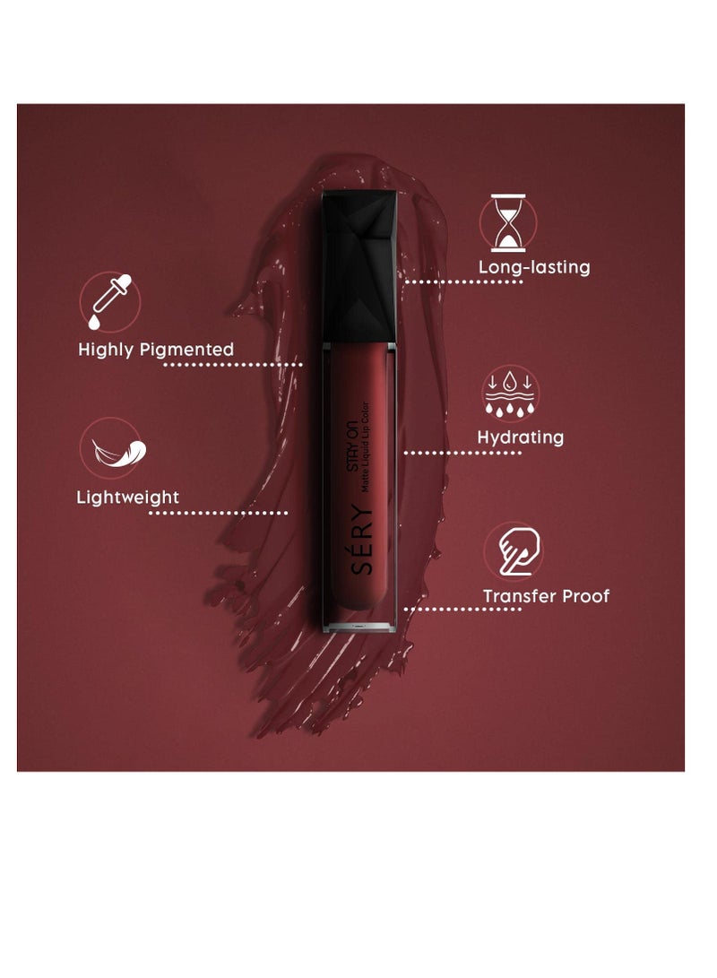 SERY Liquid Lipstick  Matte   Electric Orchid - Image 2