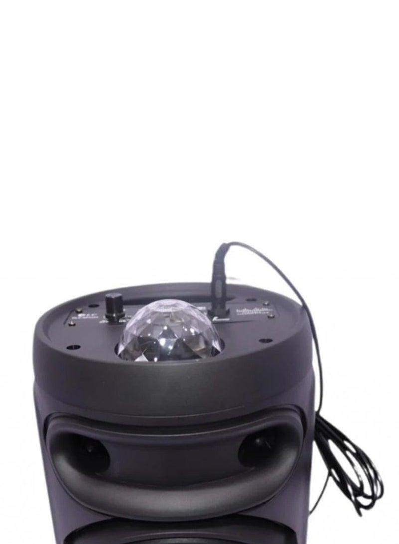 LC Portable Bluetooth Speaker – Hi-Fi Wireless Speaker with Microphone and LED Light - Image 2