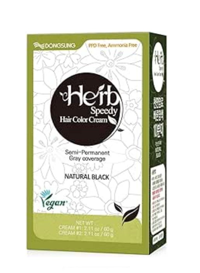 dongsung HERB SPEEDY HAIR COLOR CRM(NATURAL BLK)