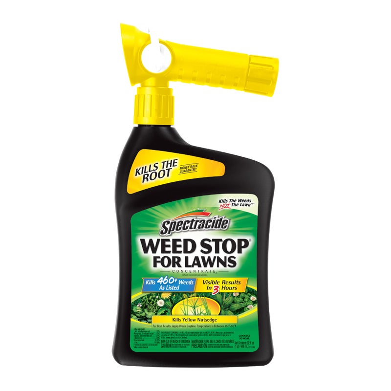 Spectracide Weed Stop For Lawns Concentrate 32 Ounces, Ready To Spray, Kills All Types Of Listed Broadleaf Weeds - Image 1