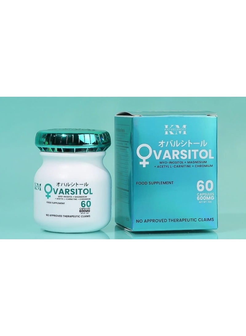 KM أوفارسيتول صيغة ميو-إنوزيتول للتوازن الهرموني والرفاهية - 60 كبسولة - Image 1