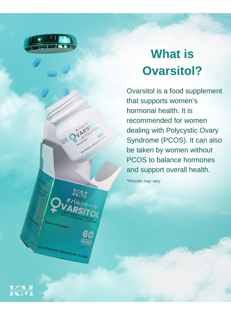 KM أوفارسيتول صيغة ميو-إنوزيتول للتوازن الهرموني والرفاهية - 60 كبسولة - Image 3