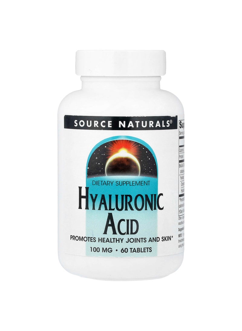 Source Naturals Hyaluronic Acid, 60 Tablets