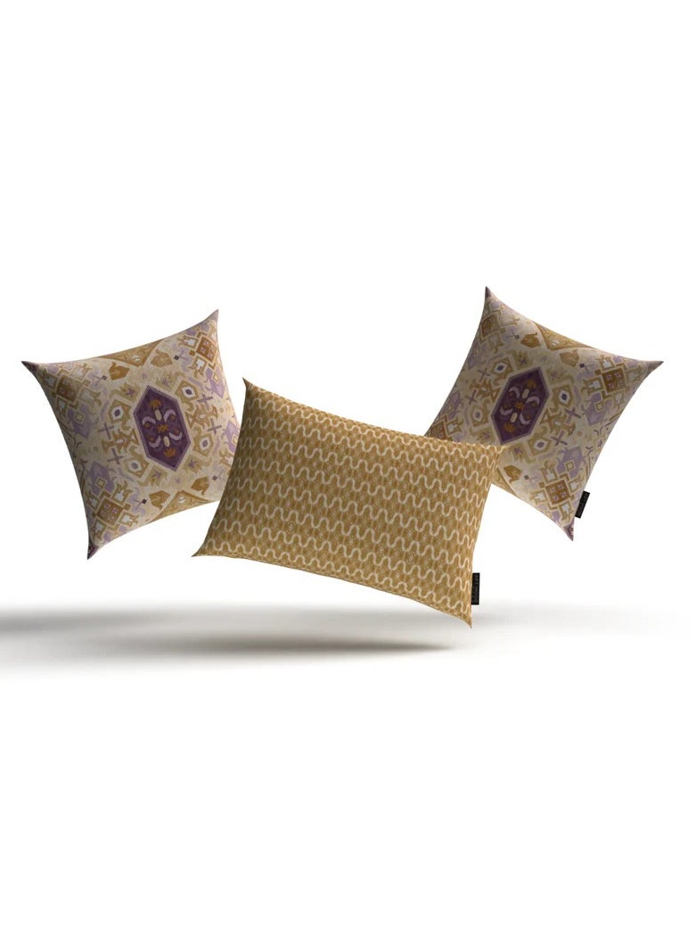 boho 01 Cushion Set Water-Repellent With Filling