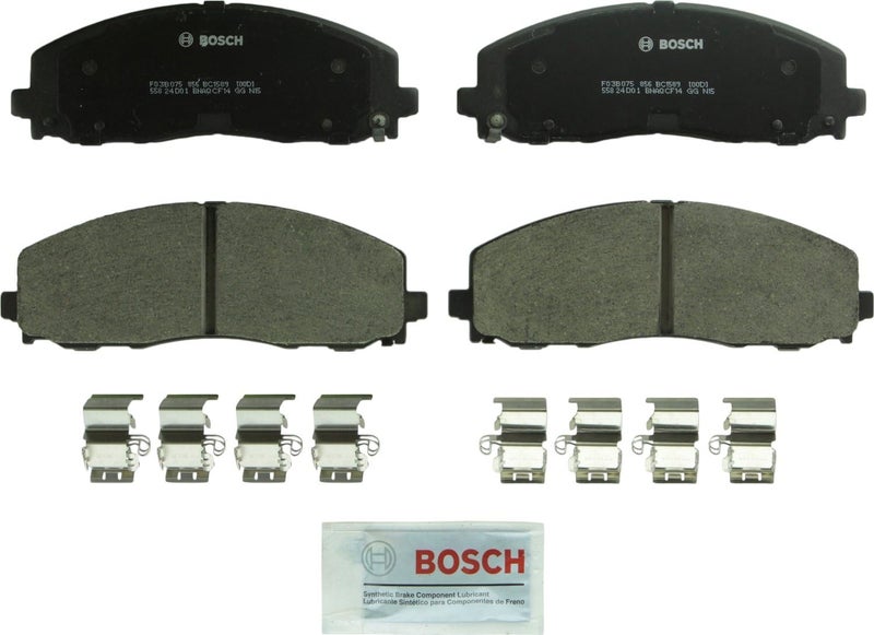 BOSCH BC1589 QuietCast Premium Ceramic Disc Brake Pad Set - Front
