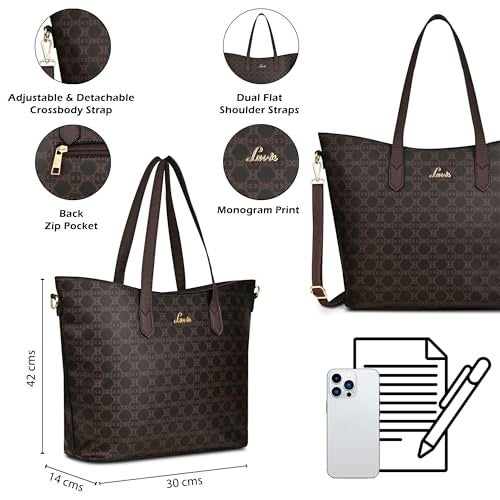 Lavie Women's Hailon Tote Handbag | Tote Bag for Work | Ladies Purse | Stylish Shoulder Bag | Gift for Women - Image 3