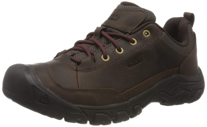 KEEN Mens Targhee 3 Oxford Casual Hiking Shoes Dark EarthMulch 105 Wide