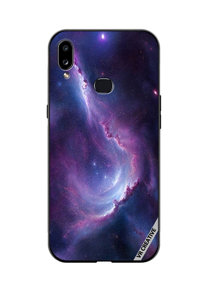 VR CREATIVE Protective Case Cover For Samsung Galaxy A10s Galaxy With Colorful Nebula Design Multicolour - Image 1