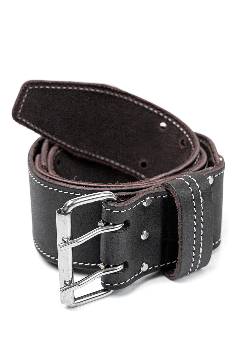 LAUTUS 2 1/2 Inch Heavy Duty Top Grain 100% Pure Leather Tool Belt For Construction, Farmers, Handyman Work Wide Belt | Extra Long 33 Inches to 56 Inches - Image 3