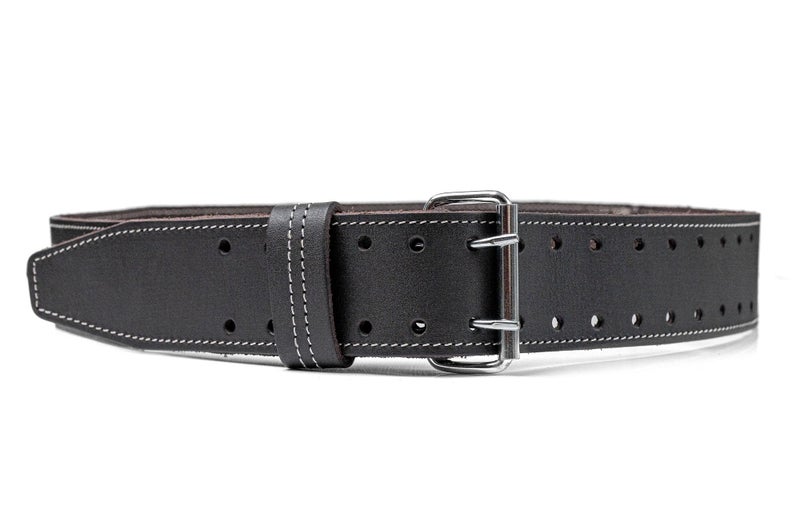 LAUTUS 2 1/2 Inch Heavy Duty Top Grain 100% Pure Leather Tool Belt For Construction, Farmers, Handyman Work Wide Belt | Extra Long 33 Inches to 56 Inches - Image 1