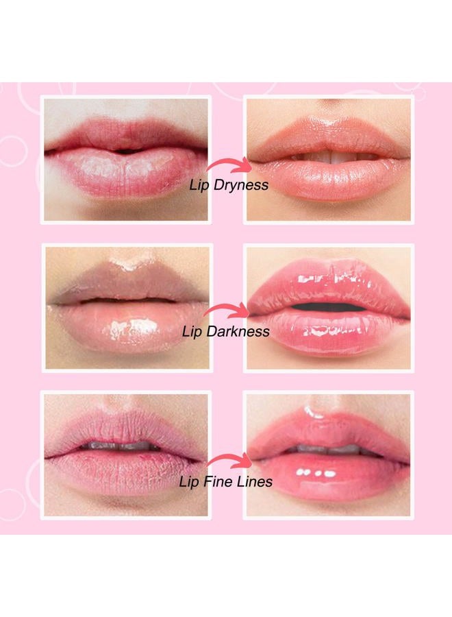 NIYET 30 pieces of Moisturizing Collagen Crystal Lip Mask - Anti-Ageing & Anti Chapped, Reduce lip Wrinkles, Fade Lip Color, Make Skin Smooth (Pink) - Image 3