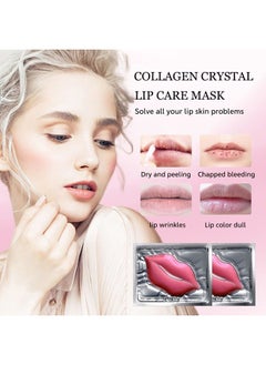 NIYET 30 pieces of Moisturizing Collagen Crystal Lip Mask - Anti-Ageing & Anti Chapped, Reduce lip Wrinkles, Fade Lip Color, Make Skin Smooth (Pink)  - Image 2