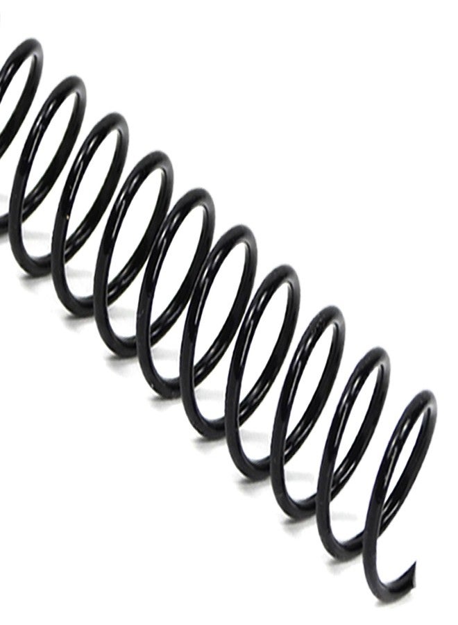 Rayson 3:1 Pitch Plastic Spiral Binding Coils, 7/16" Diameter, 11.1mm, Binds Up to 80 Sheets, Letter Size (8.5" x 11"), Black, Pack of 100 - Image 1