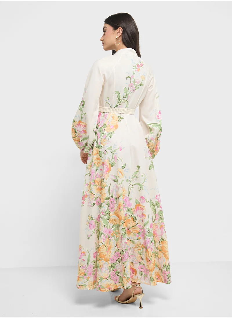 ايلا Floral Print Dress