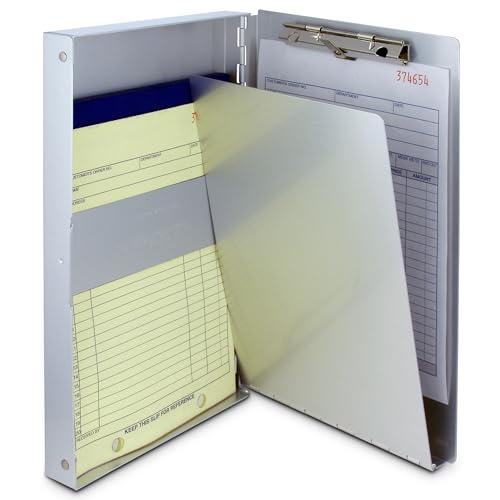 Saunders Recycled Aluminum Snapak Form Holder, Memo Size, Fits Paper Size up to 6 x 10 inches (10507) - Image 2