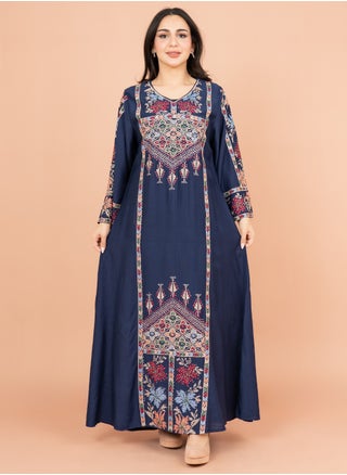 Exquisite Embroidered Jalabiya with Delicate Details IK4008 Blue - pzsku/ZCF4C7B290DC27E779D8CZ/45/1741636383/4fe341c8-4e60-4c11-9db9-277143a504f3
