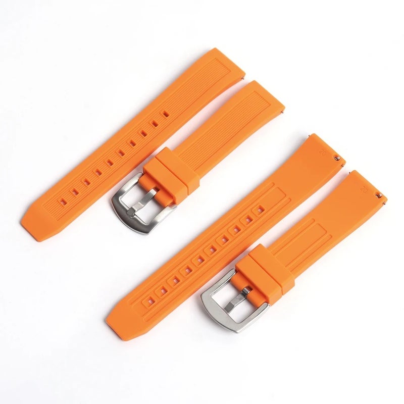 Bluejw High Quality 20mm 22mm Silicone Replacement Watch Strap – Adjustable Comfortable Watch Band for Easy Replace the Watch Strap, Durable Soft Accessory Compatible with Multiple Smartwatches - Image 2