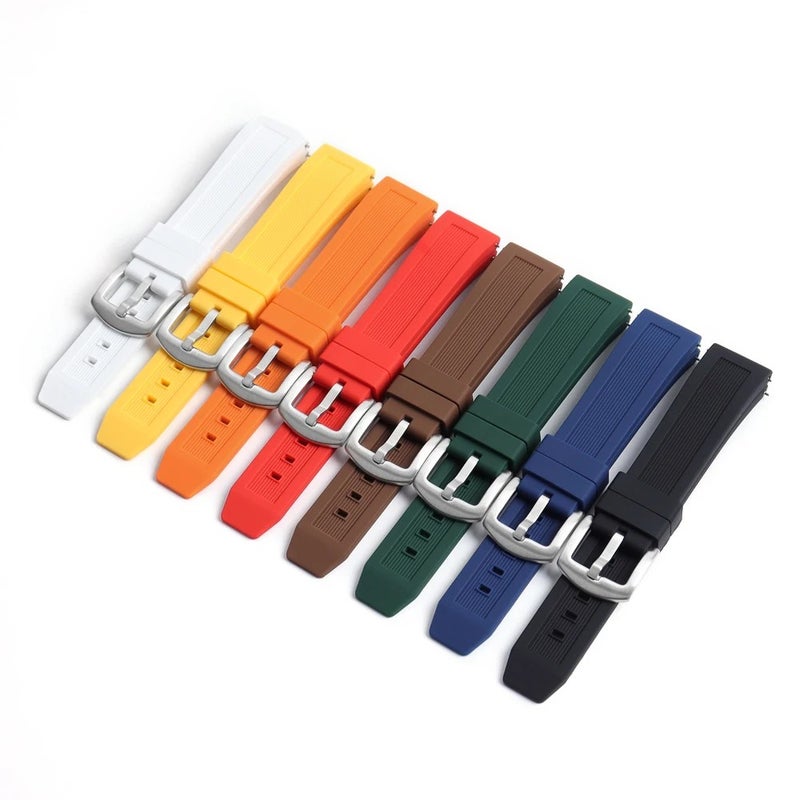 Bluejw High Quality 20mm 22mm Silicone Replacement Watch Strap – Adjustable Comfortable Watch Band for Easy Replace the Watch Strap, Durable Soft Accessory Compatible with Multiple Smartwatches - Image 4
