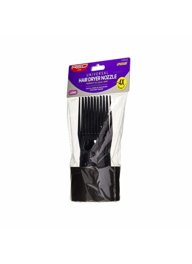 Red by Kiss - Universal Hair Dryer Nozzle, Long Comb - Image 1