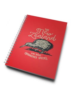 LIT New Zealand Design Spiral Notebook Kiwi Print  - Image 2