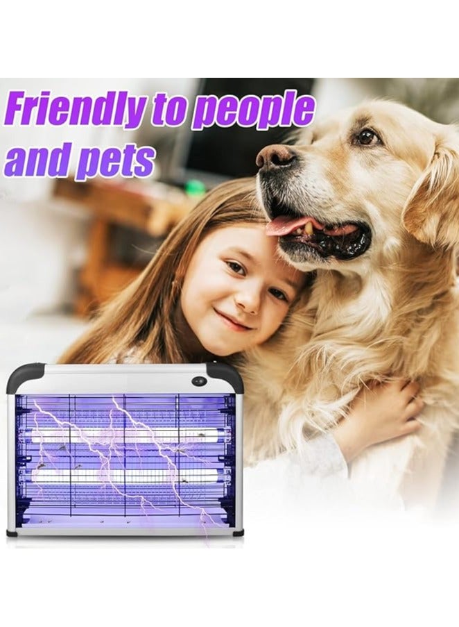 Bug Zapper Indoor Outdoor with Detachable Protective Net | Mosquito Killer for Patio, Office, Kitchen, Hotel, Restaurant, Home | Electric Mosquito Net (12W) - Image 4