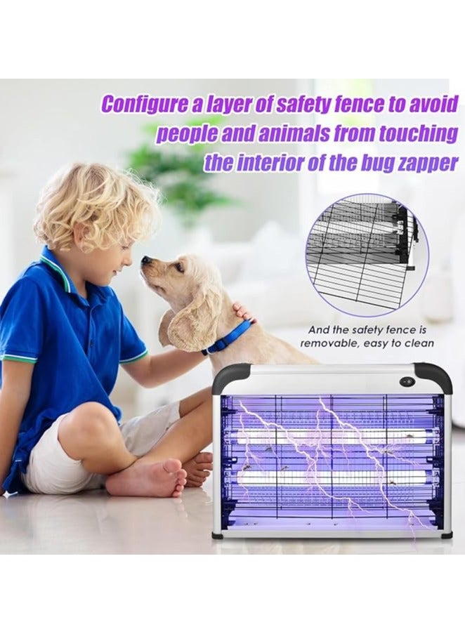 Bug Zapper Indoor Outdoor with Detachable Protective Net | Mosquito Killer for Patio, Office, Kitchen, Hotel, Restaurant, Home | Electric Mosquito Net (12W) - Image 5