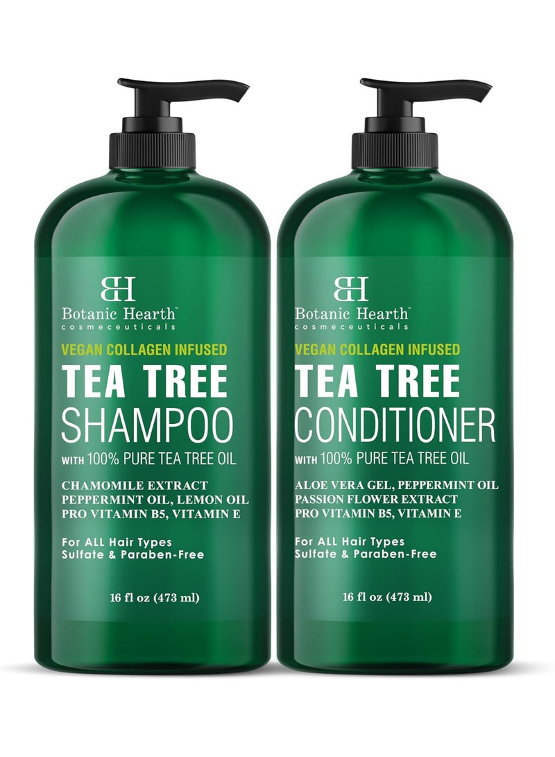 بوتانيك هيرث مجموعة شامبو وبلسم للشعر المجعد | لفك تشابك الشعر وتحديد التجعيدات وتحسينها | مع زيت الجوجوبا وفيتامين اي | خالي من الكبريتات | 2 × 473 مل بوتانيك هيرث - Image 1