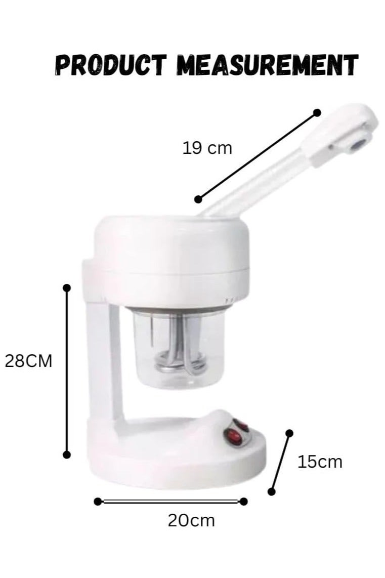 التداول الإلكتروني SD جهاز بخار الوجه SD، جهاز بخار الوجه المحمول 3 في 1 بالأوزون، جهاز بخار الوجه الأيوني النانوي مع ذراع دوارة 360 درجة قابلة للتمديد، جهاز بخار الوجه المحمول للعناية الشخصية في المنزل أو الصالون - Image 2