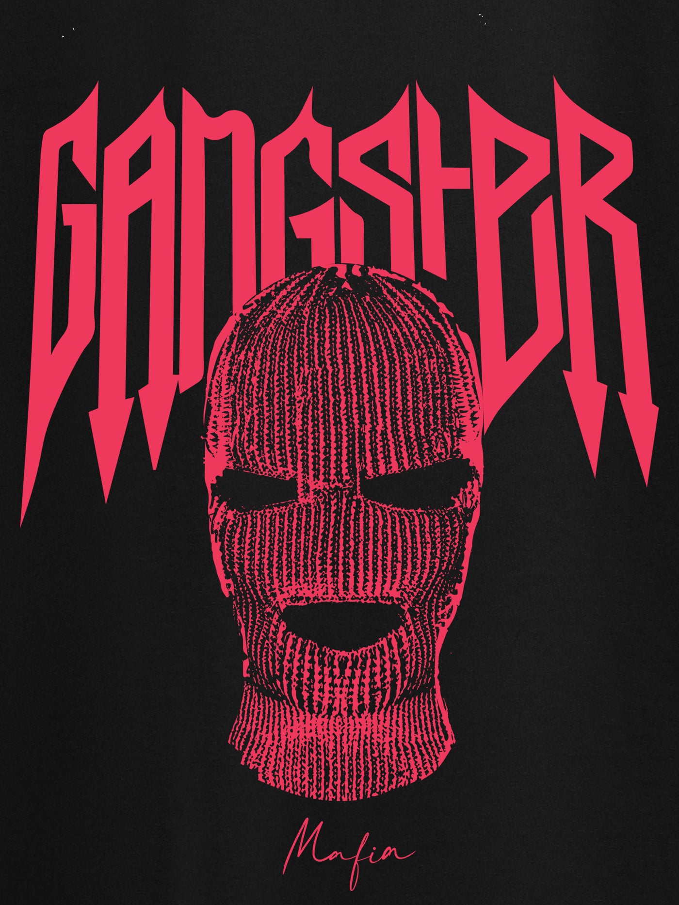Gangster Half Sleeve Printed T-Shirt