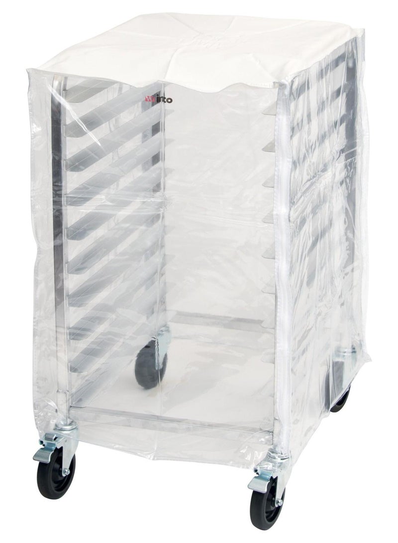 غطاء وينكو لرف صواني 10 طبقات ALRK-10 و ALRK-10BK، شفاف، متوسط