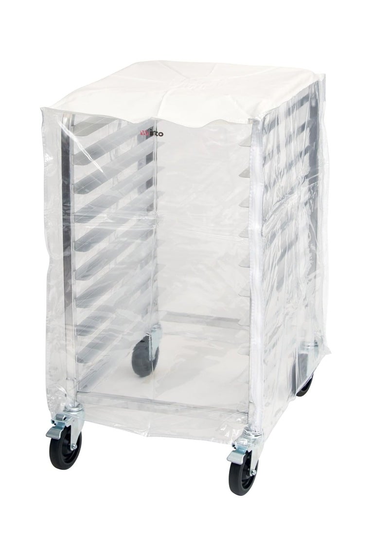 Winco Winco Cover for 10-Tier Sheet Pan Rack ALRK-10 and ALRK-10BK,Clear,Medium 