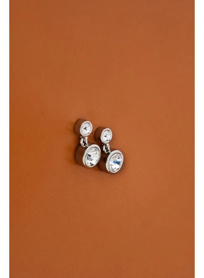 Karen Millen Crystal Dot Drop Earring