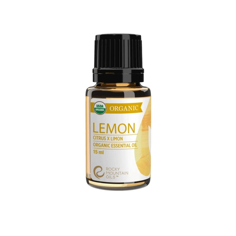 Rocky Mountain Oils Organic Lemon Essential Oil 15ml - Image 1