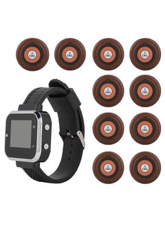 Thoraya Wireless Caregiver Pager Set Hotel Paging System Smart Call Button 1 Wristwatch 10 Buttons  - Image 3