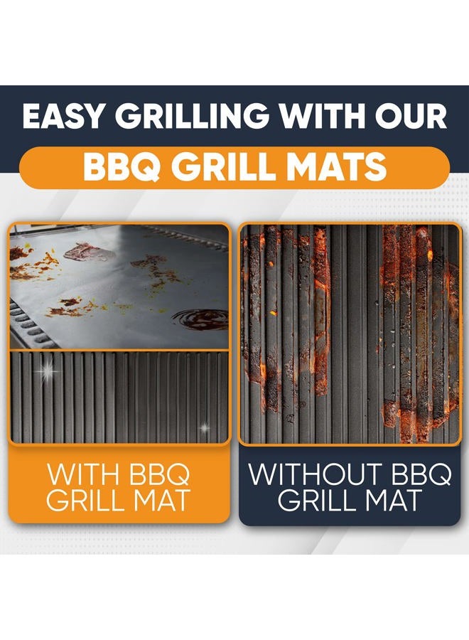 Linda'S Essentials Extra Large Bbq Grill Mat (3 Pack) - Reusable Non Stick Heat Resistant Mats For Charcoal Grill, Electric And Gas Mats, Must Have Accessories - Image 3