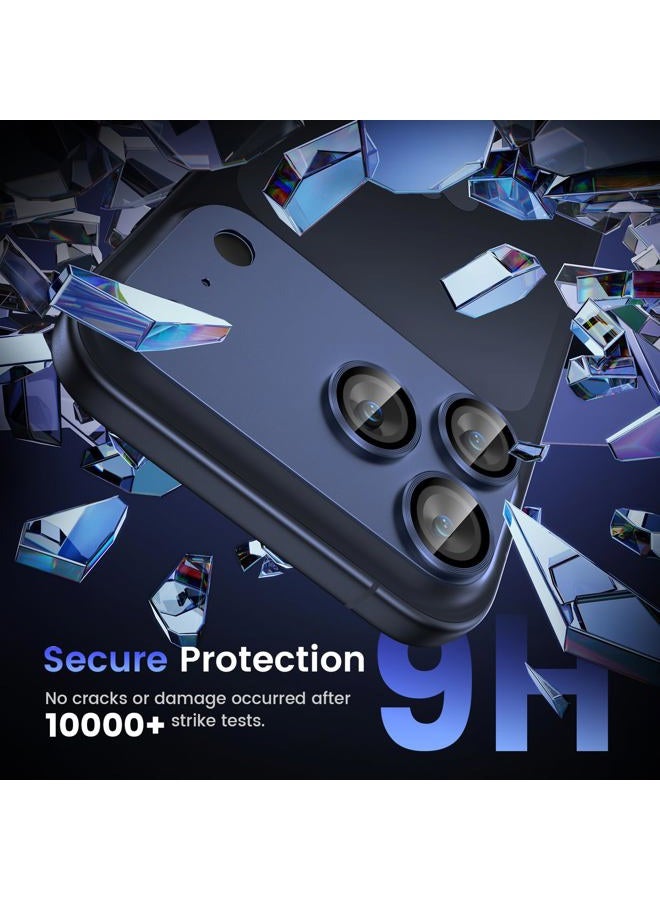Tensea for iPhone 17 Pro Camera Lens Protector, Metal Aluminum Alloy Tempered Glass Cover Camera Screen Protector Accessories, Case Friendly - Image 5