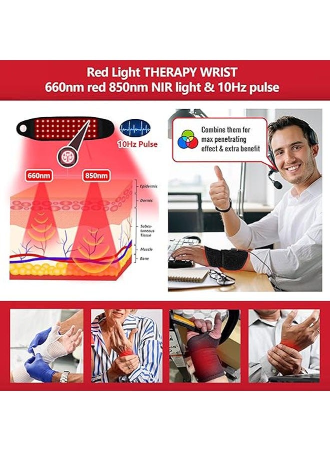 general Red Light Therapy Wrist Brace – Near-infrared light therapy wrist brace and red light therapy wrist brace for faster recovery and pain relief - Image 2