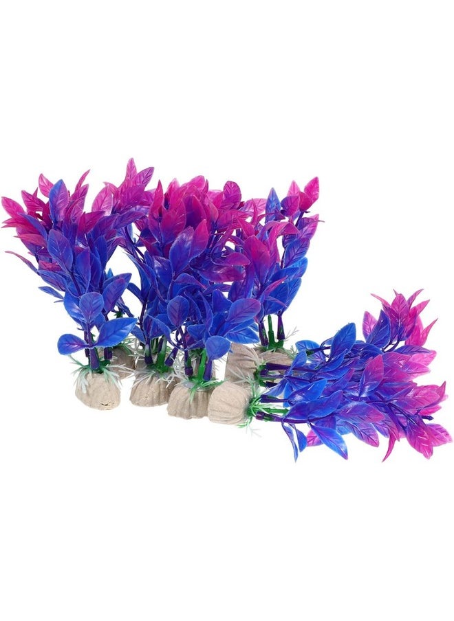 VAYINATO - (Pack Of 6 Plastic Plant Artificial Water Grass Aquarium Fish Tank Ornament Decoration Aquarium Accessories By Petzlifeworld - Image 1