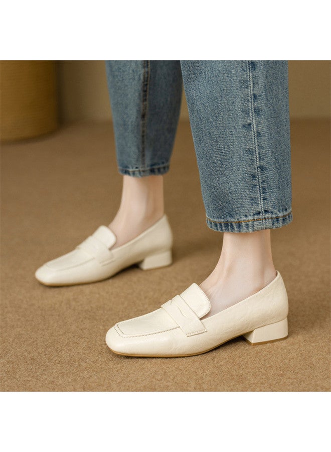 ZHR Clearance Sale】professional Commuter Shoes, Fashion Women's Slip-on Loafers, Spring/autumn Leather Flats For Women - Image 4