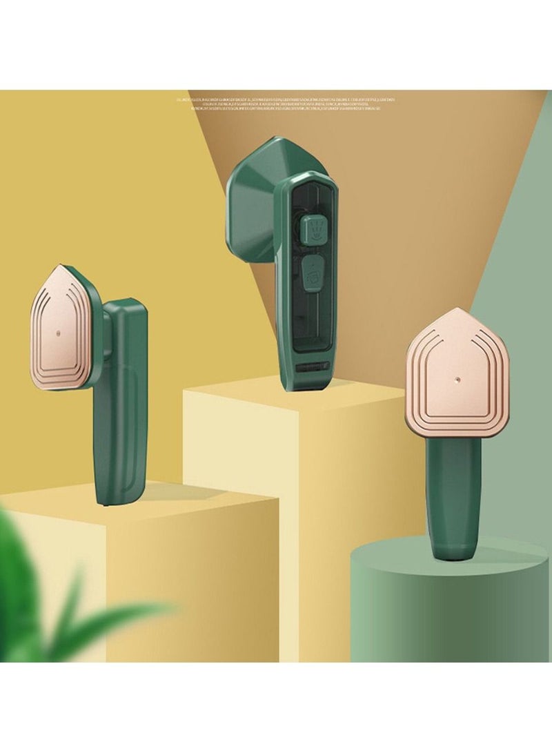 DubaiGallery مكواة بخار احترافية صغيرة، مكواة بخار صغيرة محمولة باليد، مكواة كهربائية خفيفة الوزن بلوحة تيتانيوم، تدعم المكواة الجافة والرطبة، مناسبة للاستخدام العائلي والسفر - Image 3