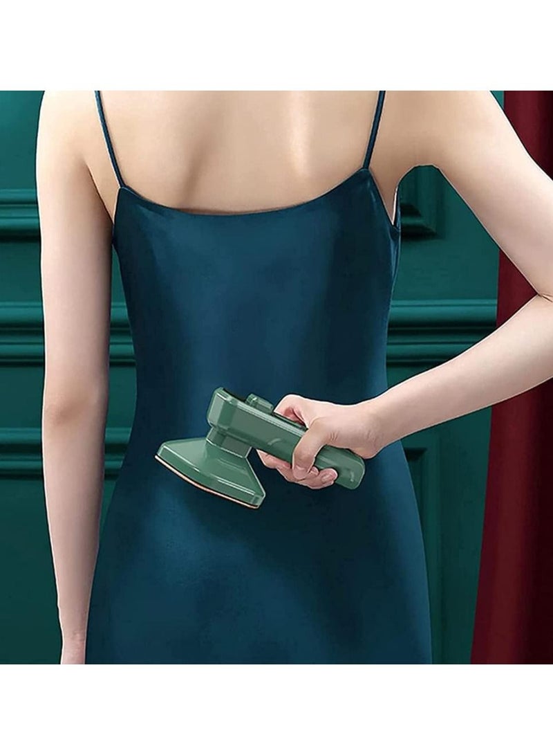 DubaiGallery مكواة بخار احترافية صغيرة، مكواة بخار صغيرة محمولة باليد، مكواة كهربائية خفيفة الوزن بلوحة تيتانيوم، تدعم المكواة الجافة والرطبة، مناسبة للاستخدام العائلي والسفر - Image 4