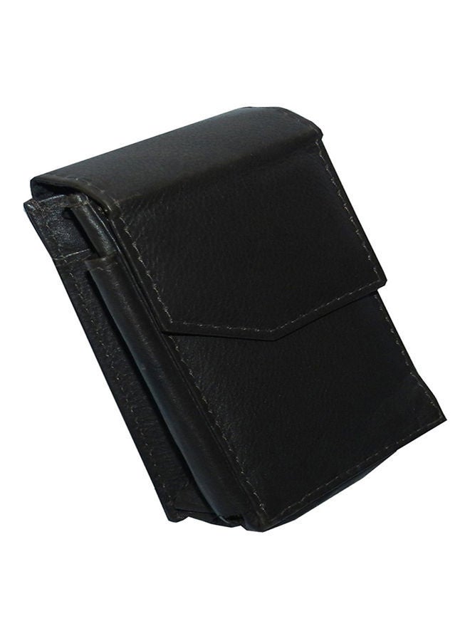 NIBEMINENT Leather Cigarette Pouch Black  - Image 3