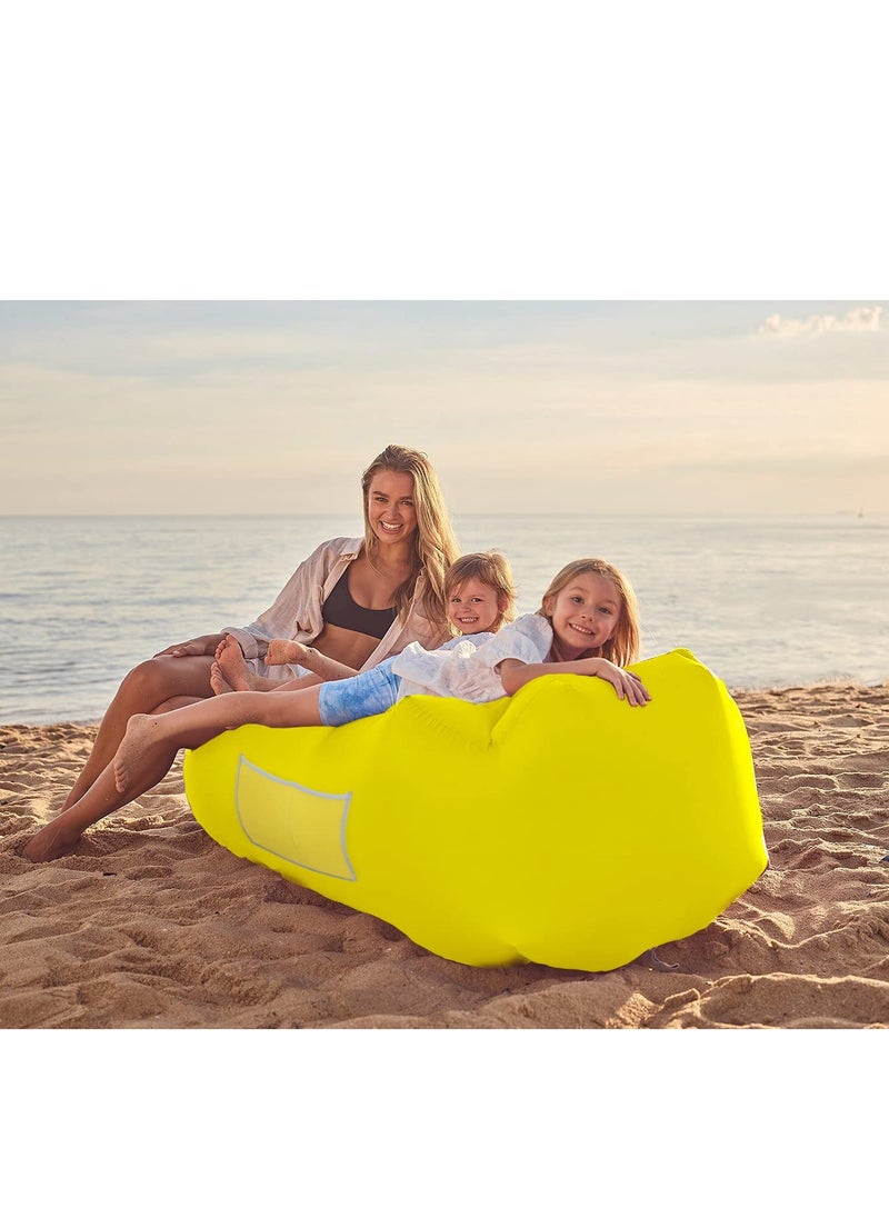 Generic - Inflatable Sofa - 190*90cm Anti-Leak Couch, 330 lbs Capacity Portable Camping Sofa with Carry Bag for Outdoor, Beach, Backyard, Pool - Upgraded Air Chair for Ultimate Comfort. - Image 1