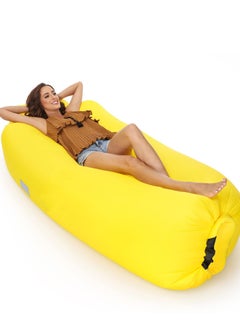Inflatable Sofa - 190*90cm Anti-Leak Couch, 330 lbs Capacity Portable Camping Sofa with Carry Bag for Outdoor, Beach, Backyard, Pool - Upgraded Air Chair for Ultimate Comfort.
