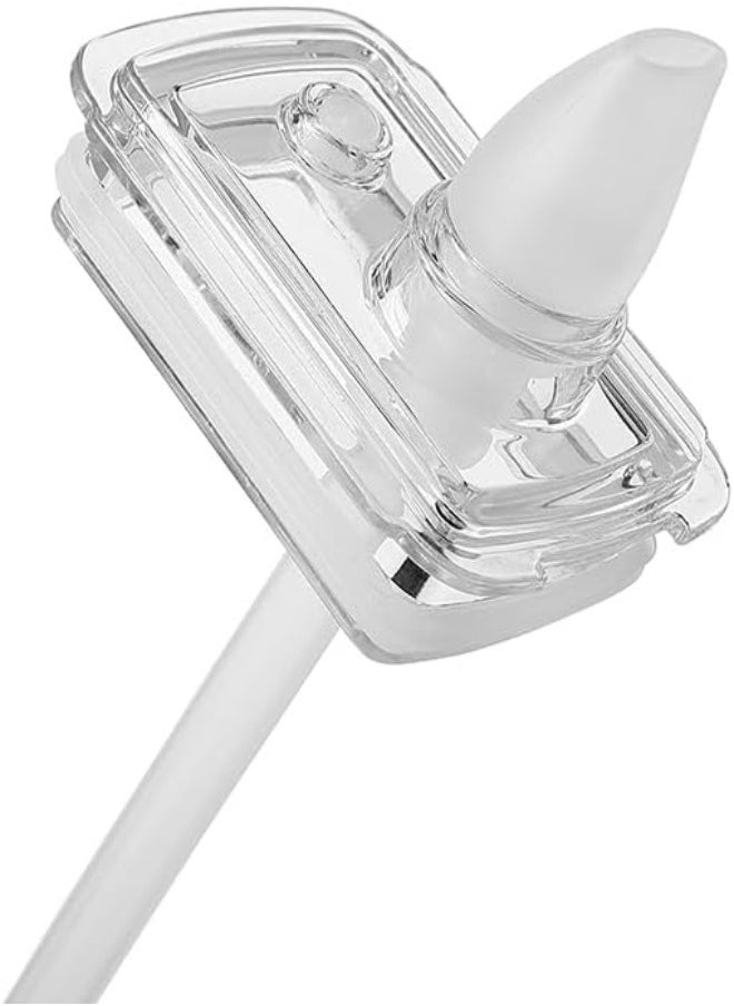 Twisoo Flip-top Portable Square Plastic Water Bottle, 350ml, Food-grade, Duckbill Design, Silicone Seal, Cream